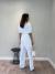 Macacão Crepe de Seda Analu - Branco - comprar online