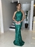 Vestido de Festa com Brilho - Verde - comprar online
