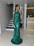 Imagem do Vestido de Festa com Brilho - Verde