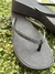 Sandalia Arezzo Brizza salto baixo tira text ambar - Preto - BELA FIORE