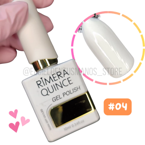 Esmalte Rimera Quince 10ml #04 BLANCO