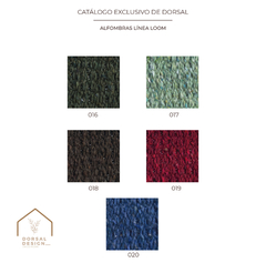 Alfombra linea loom nudos - a medida - tienda online