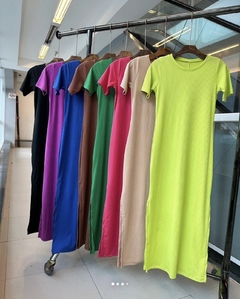Vestido Canelado Vitorya - loja online