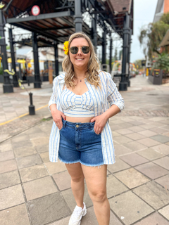 CONJUNTO ELIZ - Camisa + Cropped na internet