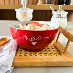 Bowl Porcelana Vermelho L´Amour Tigela 440ml Vasilha Cumbuca - comprar online