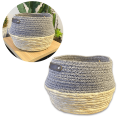 Cesta Cachepôs Bambu Mosso 22x28x19cm