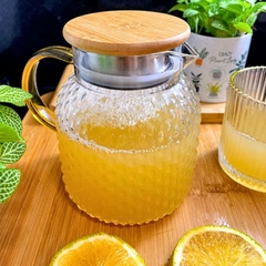 Jarra de Vidro Clívia 1 L Borossilicato Suco Agua Aromatizada - comprar online