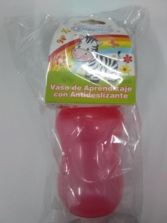 DISPITA VASO DE APRENDIZAJE CON ANTIDESLIZANTE Y TETINA DE SILICONA 240 ml
