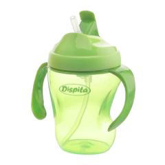 DISPITA VASO ANTIDERRAME CON AGARRE Y TRABA x 260 ml