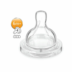 AVENT 044/27 TETINAS 2.0 NATURAL BLISTE X2 FLUIR RÁPIDO (6M+)