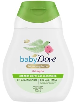 DOVE BABY SHAMPOO HUMECTACIÓN ENRIQUECIDA CABELLO CLARO X 200