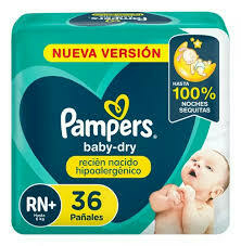 pampers baby dry RN x36