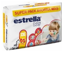ESTRELLA PAÑALES HIPER XXG x 50