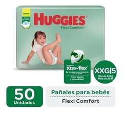 HUGGIES FLEX COMF PEQUEÑO XXG x 50