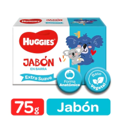 HUGGIES JABON EN BARRA EXTRA SUAVE x75G