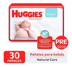 HUGGIES NATURAL CARE PREMATURO x30