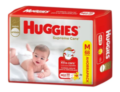 huggies supreme ahorro pack M x 68