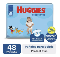 HUGGIES PROTECT PLUS AHORRO XXXG x 48