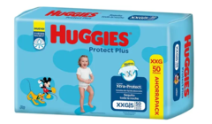 HUGGIES PROTECT PLUS AHORRO XXG x 50