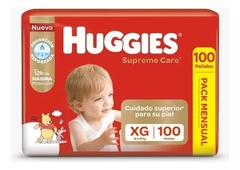 HUGGIES NATURAL CARE PACK MENSUAL XG 1x100 | XXG 1x96 | XXXG 1x92 |