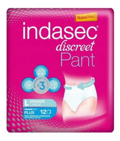 INDASEC DISCREET PANT PLUS L x12