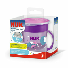 NUK VASO EVOLUTION MINI MAGIC CUP CON BORDE 360º LUMINOSO 160ML