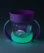NUK VASO EVOLUTION MINI MAGIC LUMINOSO 160ML + CHUPETE FREESTYLE LUMINOSO (6-18M)