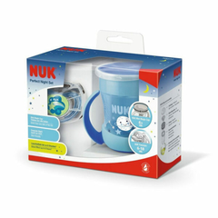 NUK VASO EVOLUTION MINI MAGIC LUMINOSO 160ML + CHUPETE FREESTYLE LUMINOSO (6-18M)