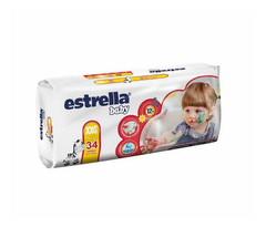 ESTRELLA PAÑALES HIPER M x44 | G x40 | XG x36 | XXG x34 - Pañalera Trampolín