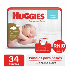 HUGGIES SUPREME CARE RN x 34