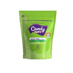CANDY BABY TOALLAS HÚMEDAS DOY PACK ALOE VERA x70 