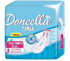 DONCELLA TOALLA POCKET TANGA CON ALAS x8