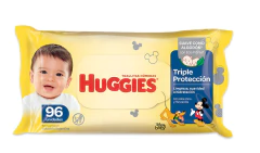 TOALLITAS HUGGIES TRIPLE PROTECCION X 96