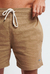 Walkshorts Elastic Khaki - Broder Clothing Company