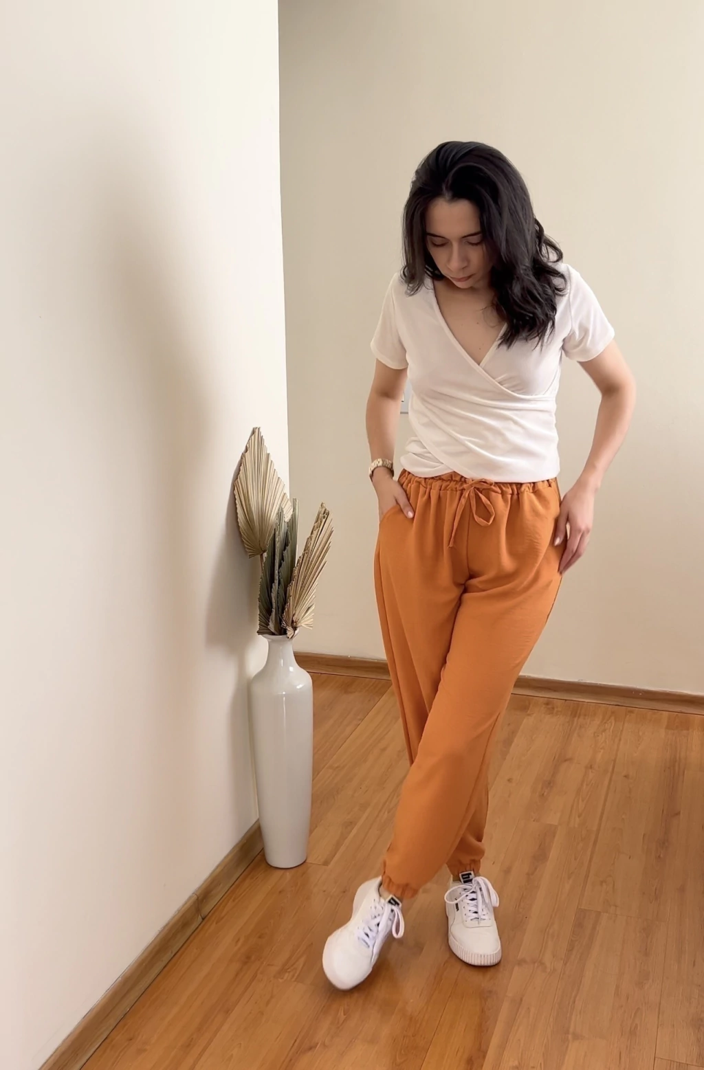 Calça Cargo Terracota