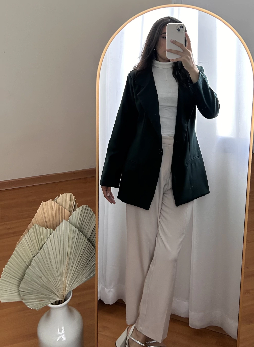 Blazer verde Alfaiataria - COLLAB CECÍLIA MELLO