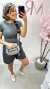 SHORTS EM PU CLAU - MIRANROSASTORE