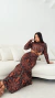 VESTIDO LONGO ANIMAL PRINT TALY