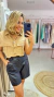 SHORTS EM PU CLAU - loja online