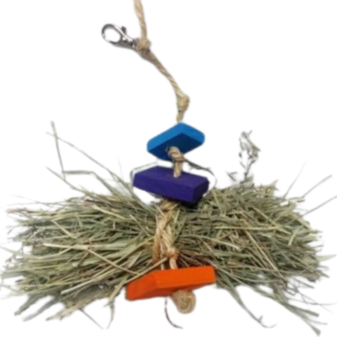 Móbile com feno