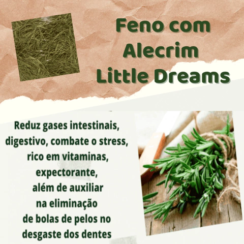 Feno Premium com Alecrim