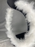 Argolas de plumas branca (BIJUTERIA) - comprar online
