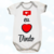 BODY FRASE EU AMO DINDO MANGA CURTA - comprar online