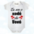 BODY FRASE EU SOU O XODÓ DA VOVÓ MANGA CURTA - comprar online