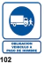Cartel Seguridad Linea Obligación 40 X 45 - Alto Impacto 0.8 Mm - comprar online