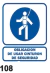 Cartel Seguridad Linea Obligación 40 X 45 - Alto Impacto 0.8 Mm en internet