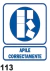 Cartel Seguridad Linea Obligación 40 X 45 - Alto Impacto 0.8 Mm - comprar online