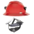 Casco MSA V-Gard tipo ala completa Portalampara con suspensión Fas-Trac®III en internet
