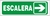 Cartel Seguridad Linea Evacuacion 14 X 41 Cm - Alto Impacto 0.8 Mm - en internet
