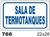 Cartel Seguridad Linea Informacion 22 X 28 Cm - Alto Impacto 0.8 Mm - D&G Seguridad Industrial